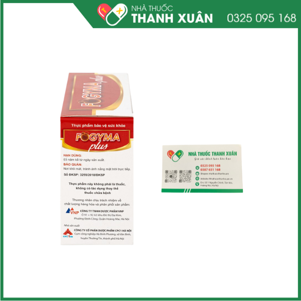 FOGYMA plus hỗ trợ giảm thiếu máu do thiếu sắt